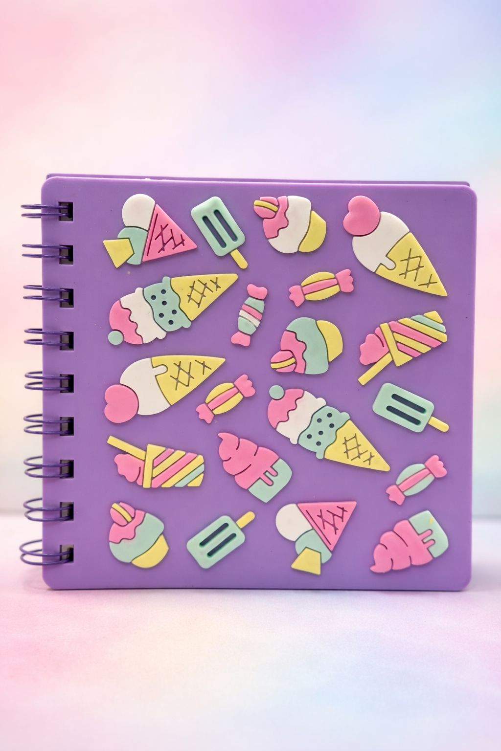 Sweet Treat 3D Mini Spiral Diary – Cute Ice Cream Notebook (2 Colors)