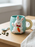 Carrot Kiss Bunny Mug – 350ml Premium 3D Ceramic Cup