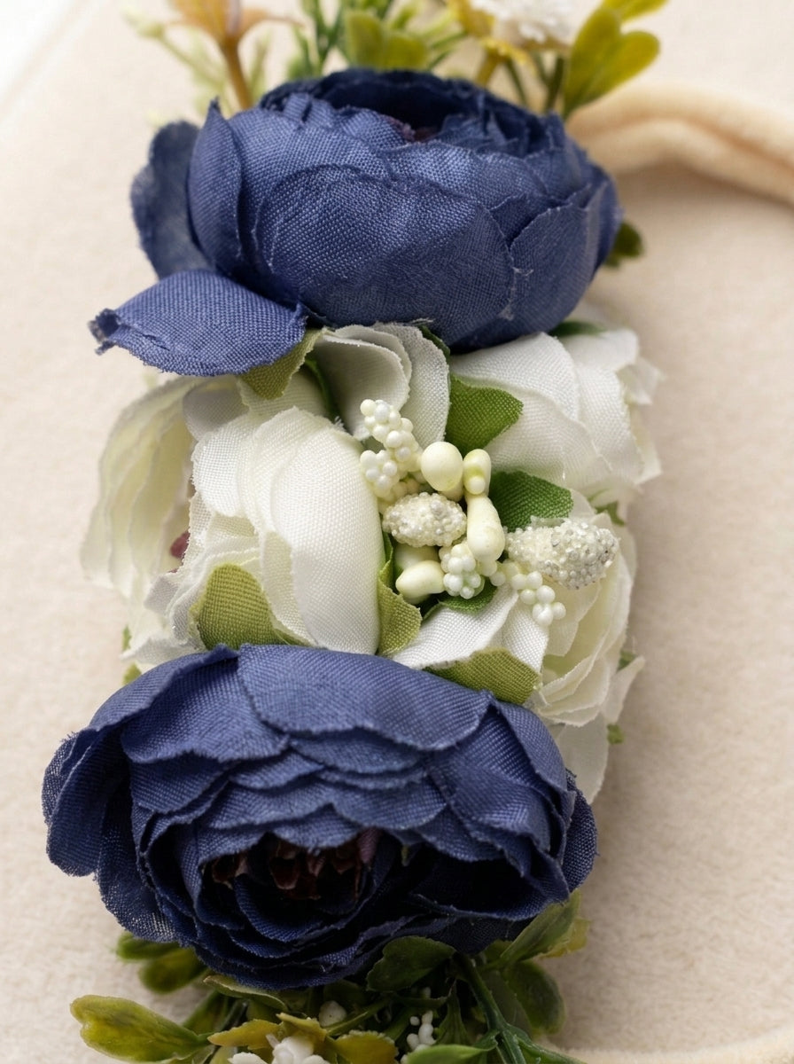 The Flower Bloom Elastic Headband Collection | Premium Floral Baby Hairband (11 Variants)