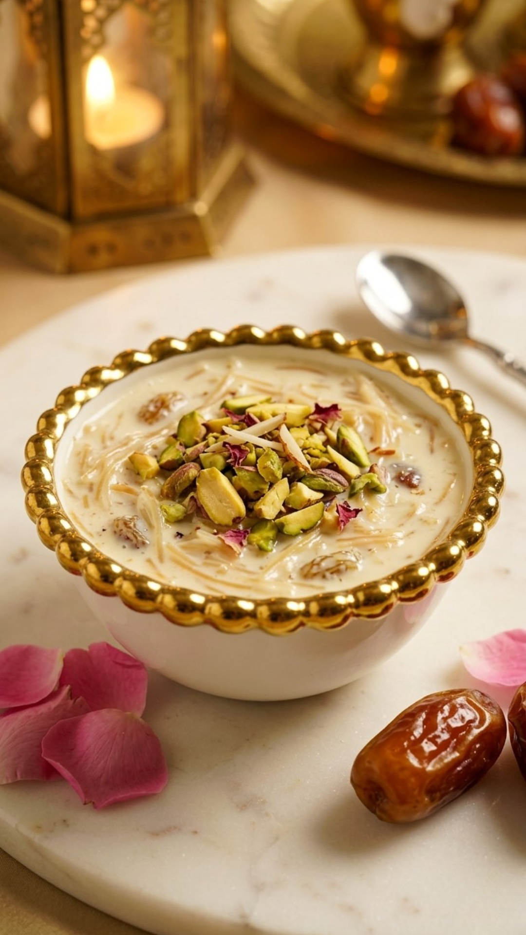 Luxury Gold Rim Ceramic Dessert Bowl – Premium Serving Bowl Set